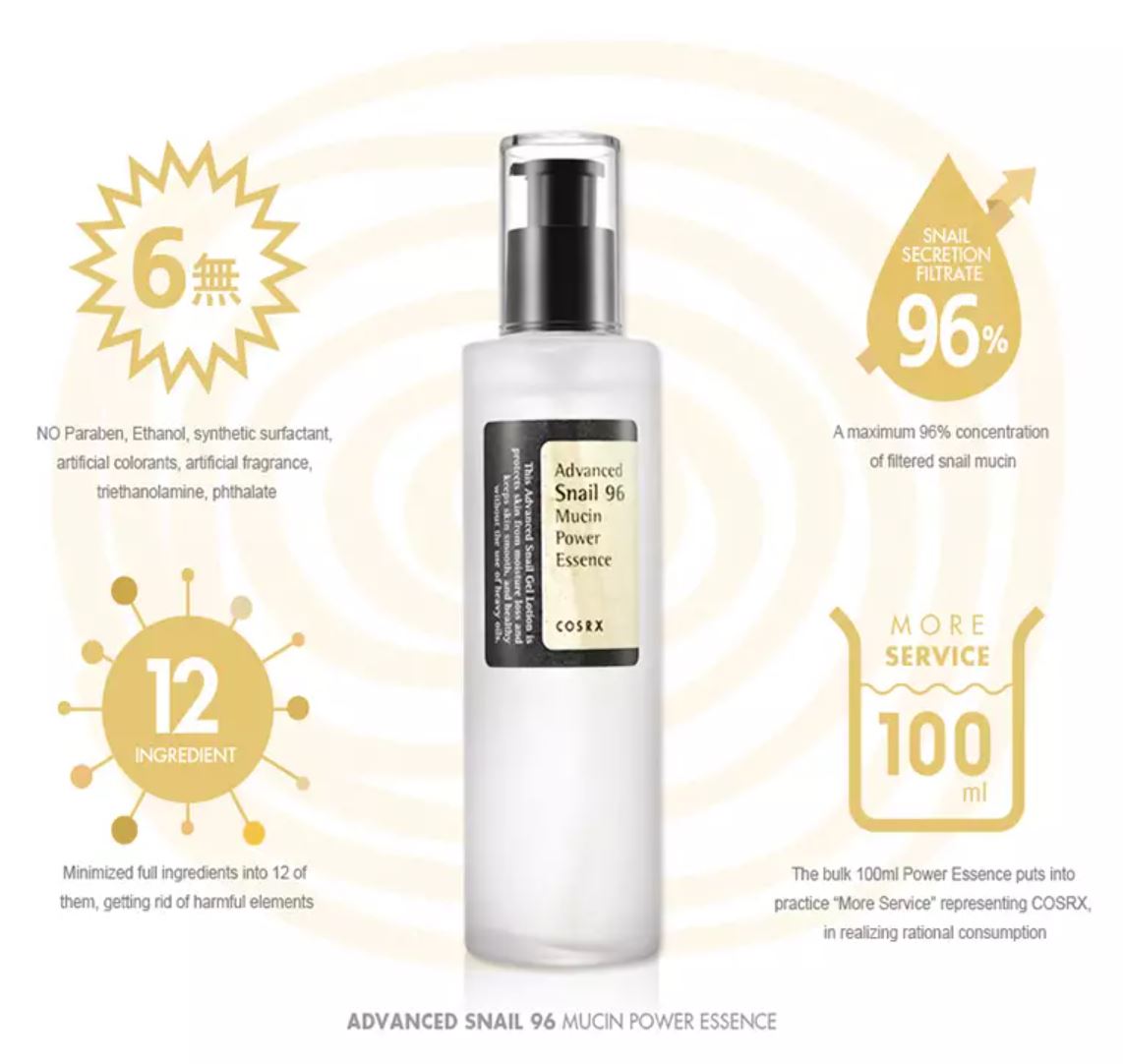 COSRX-Advanced Snail 96 Mucin Power Essence - 100ml