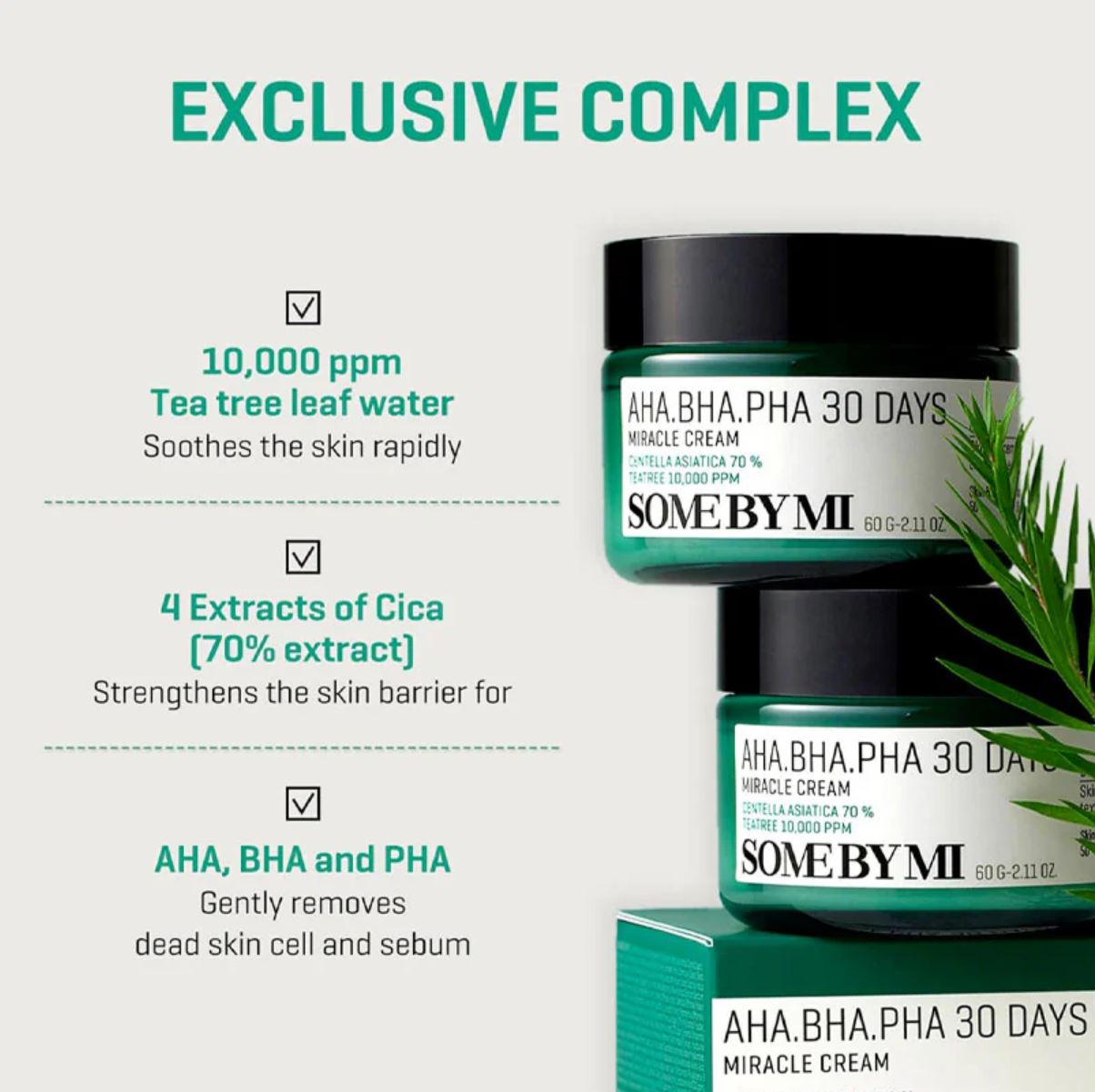 SOME BY MI-AHA-BHA-PHA 30 days miracle truecica (70 tampons) - 125 ml