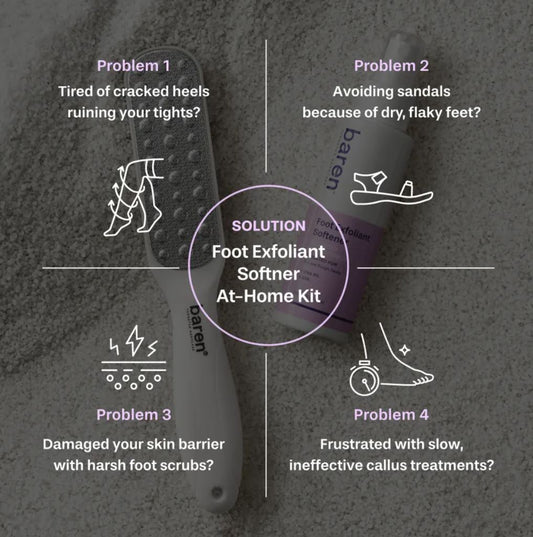 BAREN-FOOT SOFTENER AT-HOME KIT