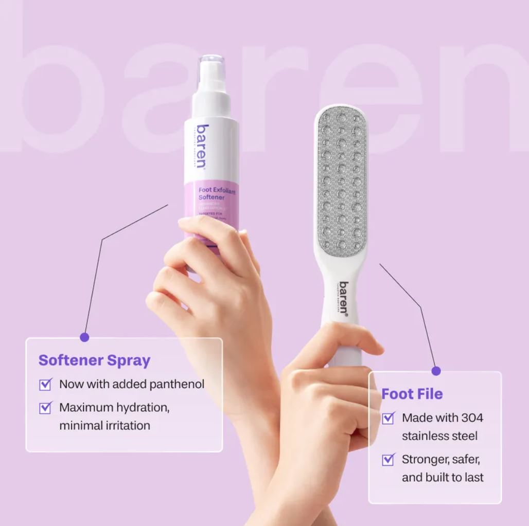 BAREN-FOOT SOFTENER AT-HOME KIT
