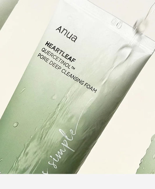 ANUA-Mousse Nettoyante en Profondeur – Heartleaf & Quercétinol – 150ml