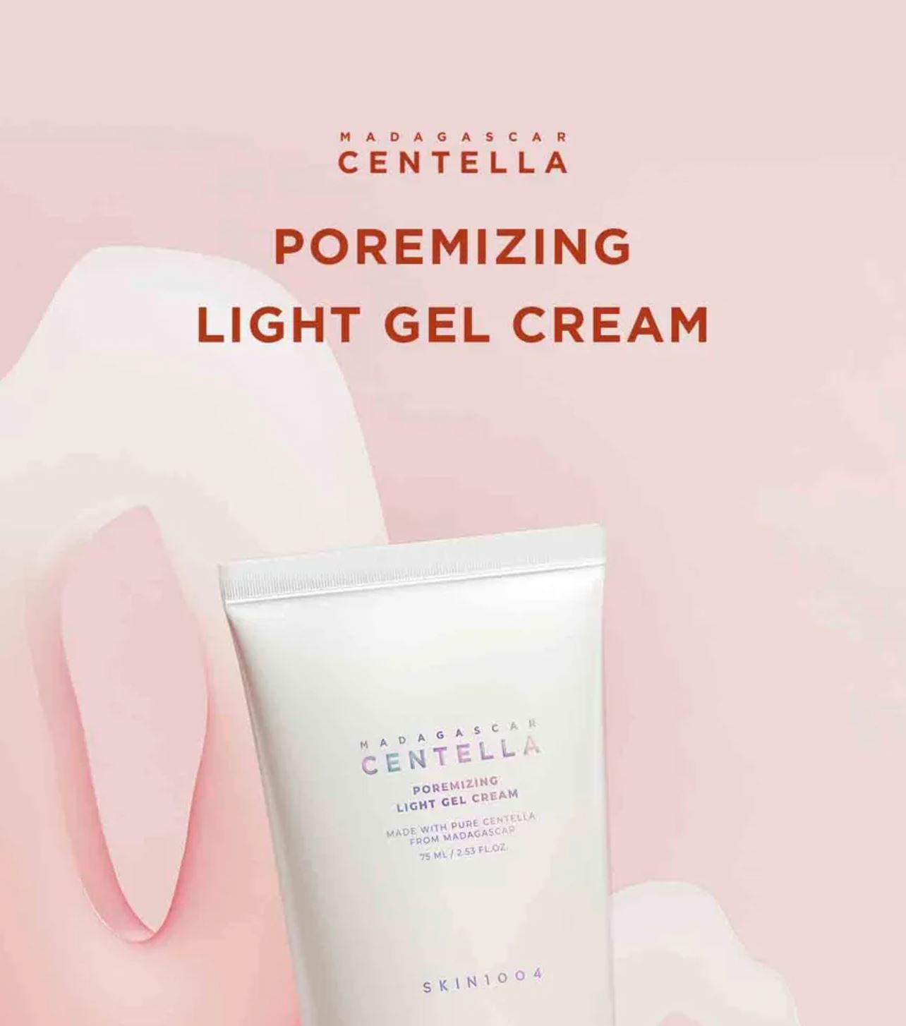 SKIN1004-Madagascar centella poremizing light gel cream - 75ml