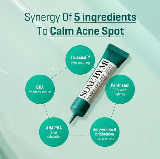 SOME BY MI-AHA BHA PHA 14 DAYS SUPER MIRACLE SPOT ALL KILL CREAM 30ML