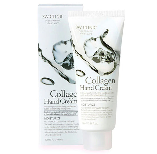 3W CLINIC-MOISTURIZING COLLAGEN HAND CREAM