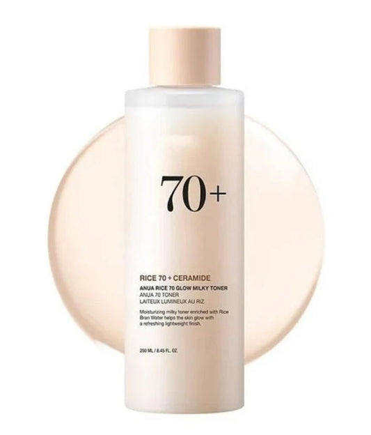 ANUA-RICE 70 GLOW MILKY TONER 250ML