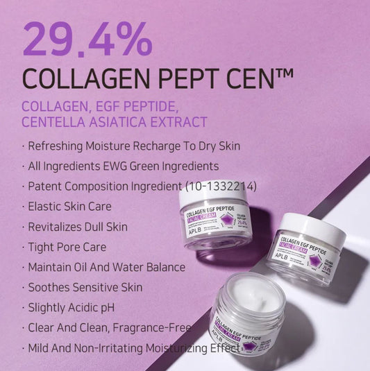 APLB-Crème visage collagène EGF peptide - 55ml