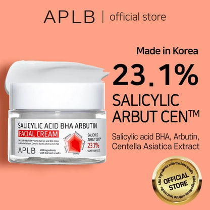 APLB-SALICYLIC ACID BHA ARBUTIN FACIAL CREAM 55ML