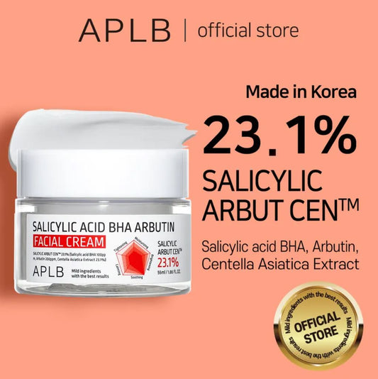APLB-SALICYLIC ACID BHA ARBUTIN FACIAL CREAM 55ML