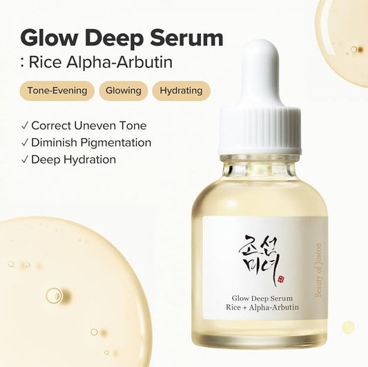 BEAUTY OF JOSEON-GLOW DEEP SERUM  RICE-ALPHA ARBUTIN – 30ml