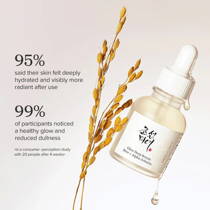 BEAUTY OF JOSEON-GLOW DEEP SERUM  RICE-ALPHA ARBUTIN – 30ml