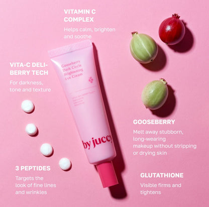 BY JUCCY-GOOSEBERRY DARK CIRCLE BRIGHTENING EYE CREAM 30ML