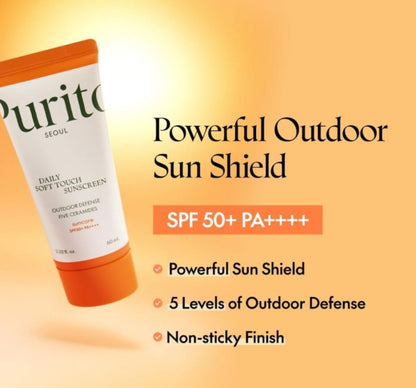 PURITO SEOUL-Daily soft touch sunscreen SPF50+ PA+ 60ml