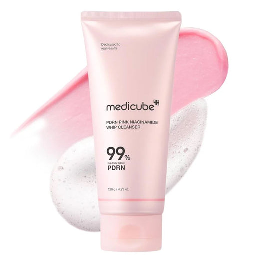 MEDICUBE-PDRN PINK NIACINAMIDE WHIP CLEANSER 120G