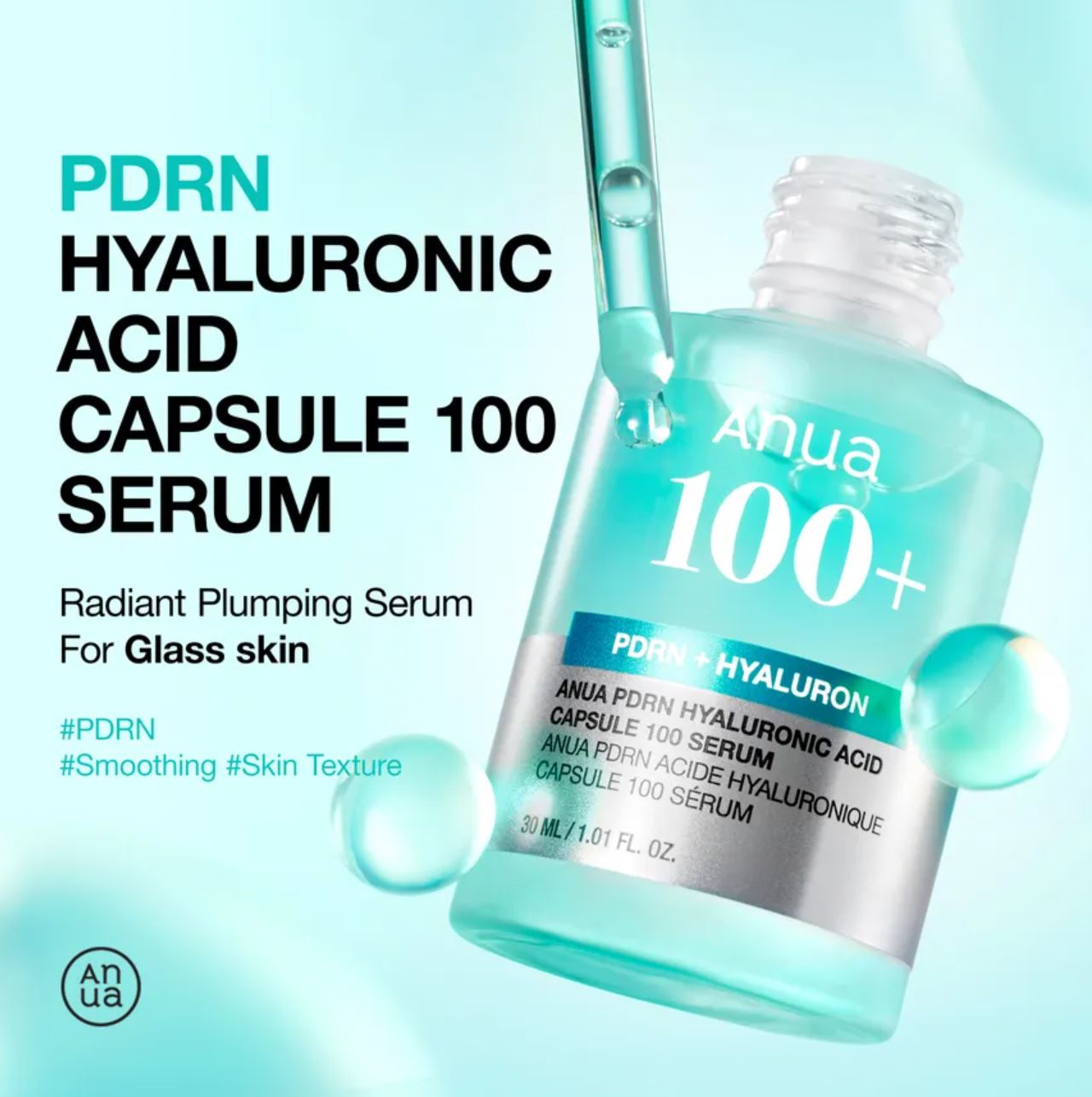 ANUA-Sérum Capsules PDRN & Acide Hyaluronique 100 – 30ml