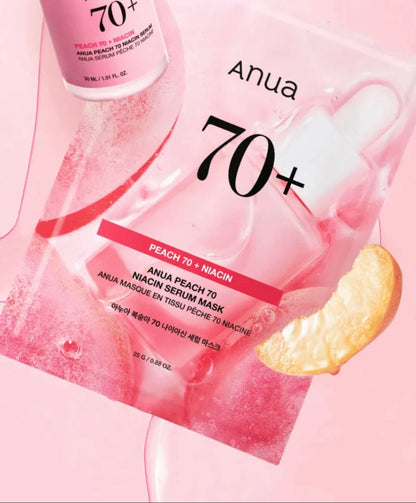 ANUA-Masque Tissu Sérum Pêche & Niacinamide