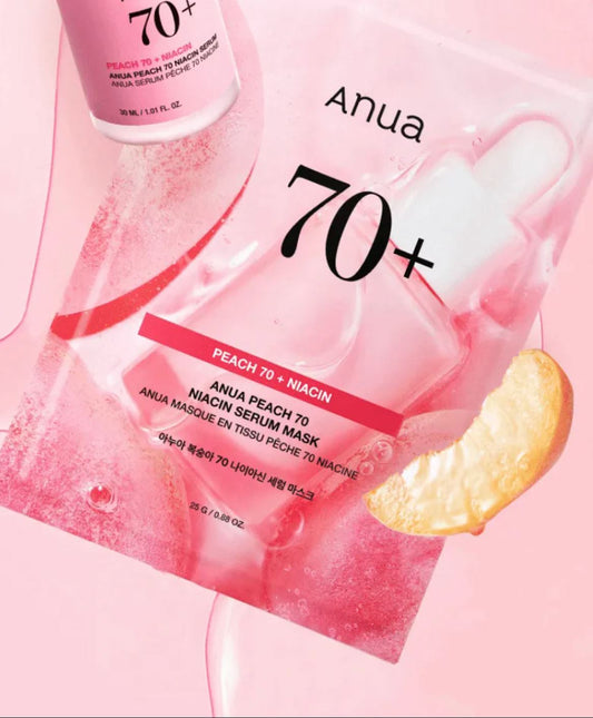 ANUA-Masque Tissu Sérum Pêche & Niacinamide