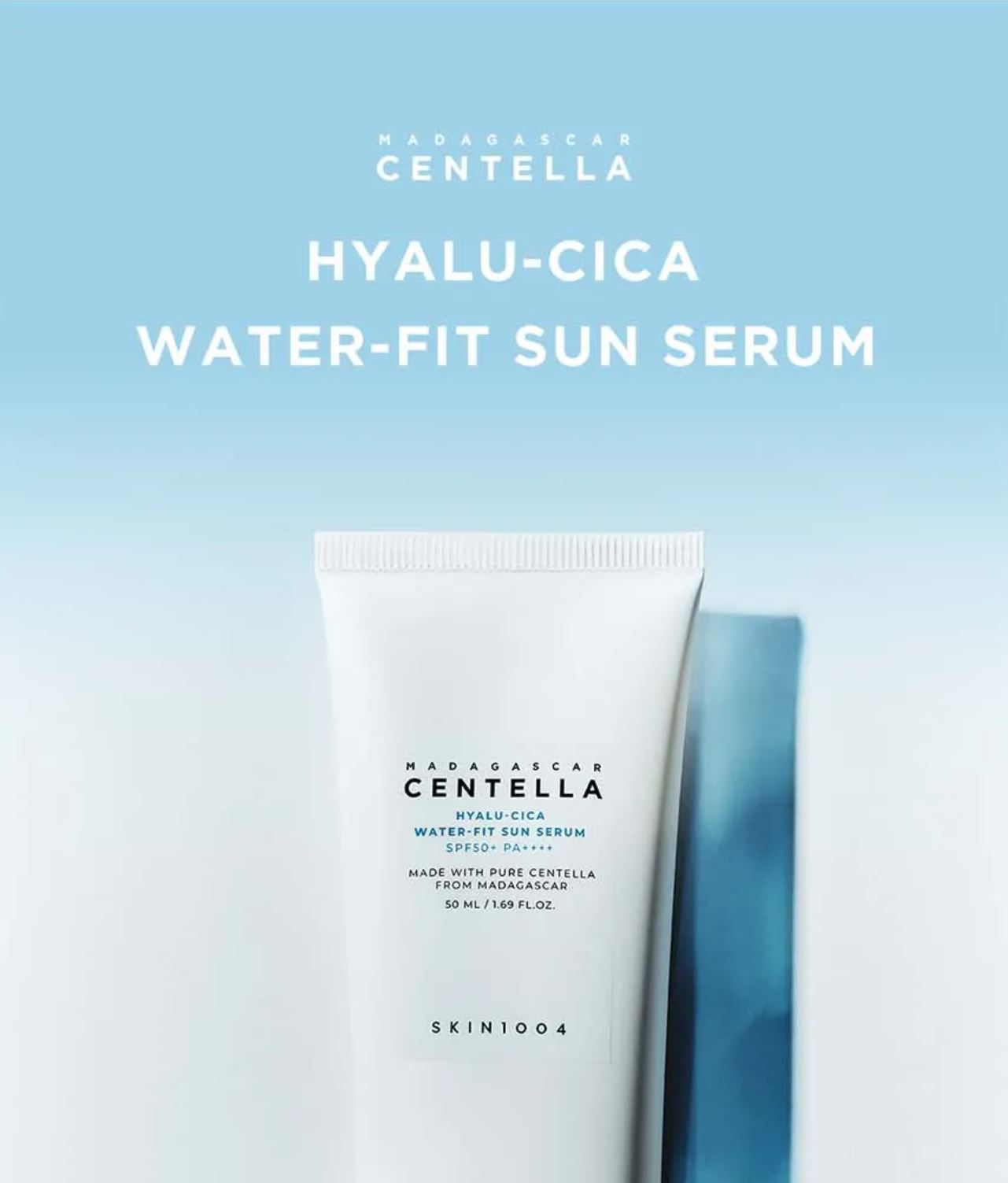 SKIN1004-Madagascar centella hyalu-cica water-fit sun serum - 50ml