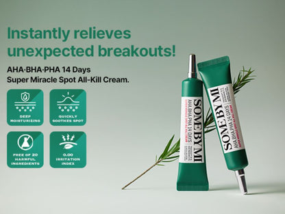 SOME BY MI-AHA BHA PHA 14 DAYS SUPER MIRACLE SPOT ALL KILL CREAM 30ML